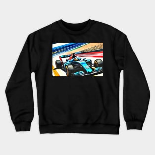 Racer, motif 3 Crewneck Sweatshirt